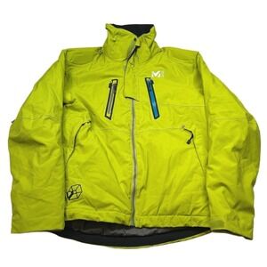 Millet Mountain Jacket Mens Medium Lime Green Outdoor Ski Snow‎